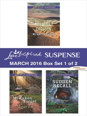 cover image of Love Inspired Suspense March 2016--Box Set 1 of 2
